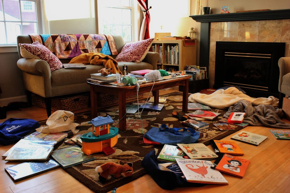 A House In A Big Mess
