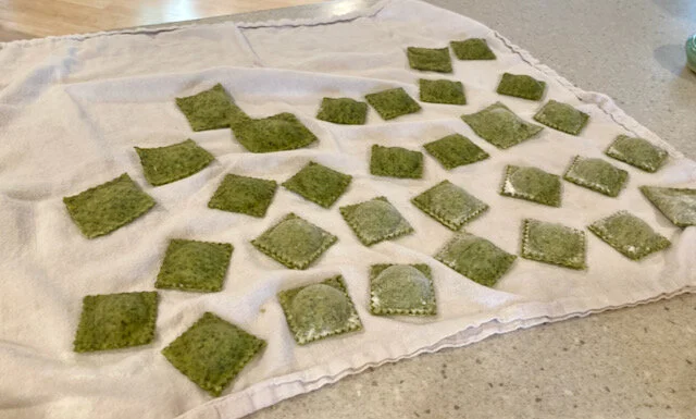 She Forgot to Tell the Story (plus a bonus recipe for pasta filled with greens)
