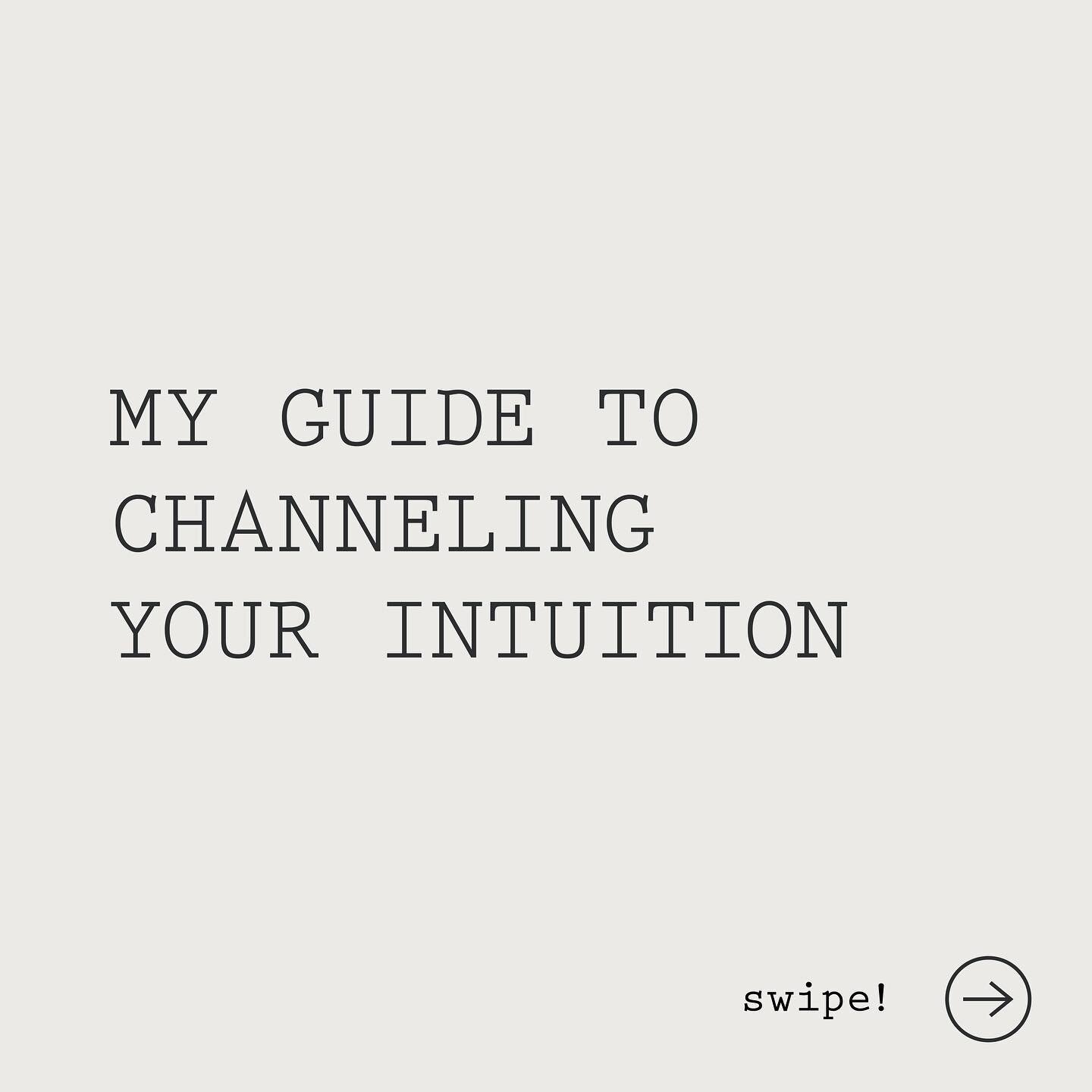 in case you missed this week&rsquo;s episode, here are some of the main ways I channel my own intuition (or have heard other people do so). 

let me know in the comments if you have anything you&rsquo;d add to the list ! ✨

#whatsstoppingyoupodcast