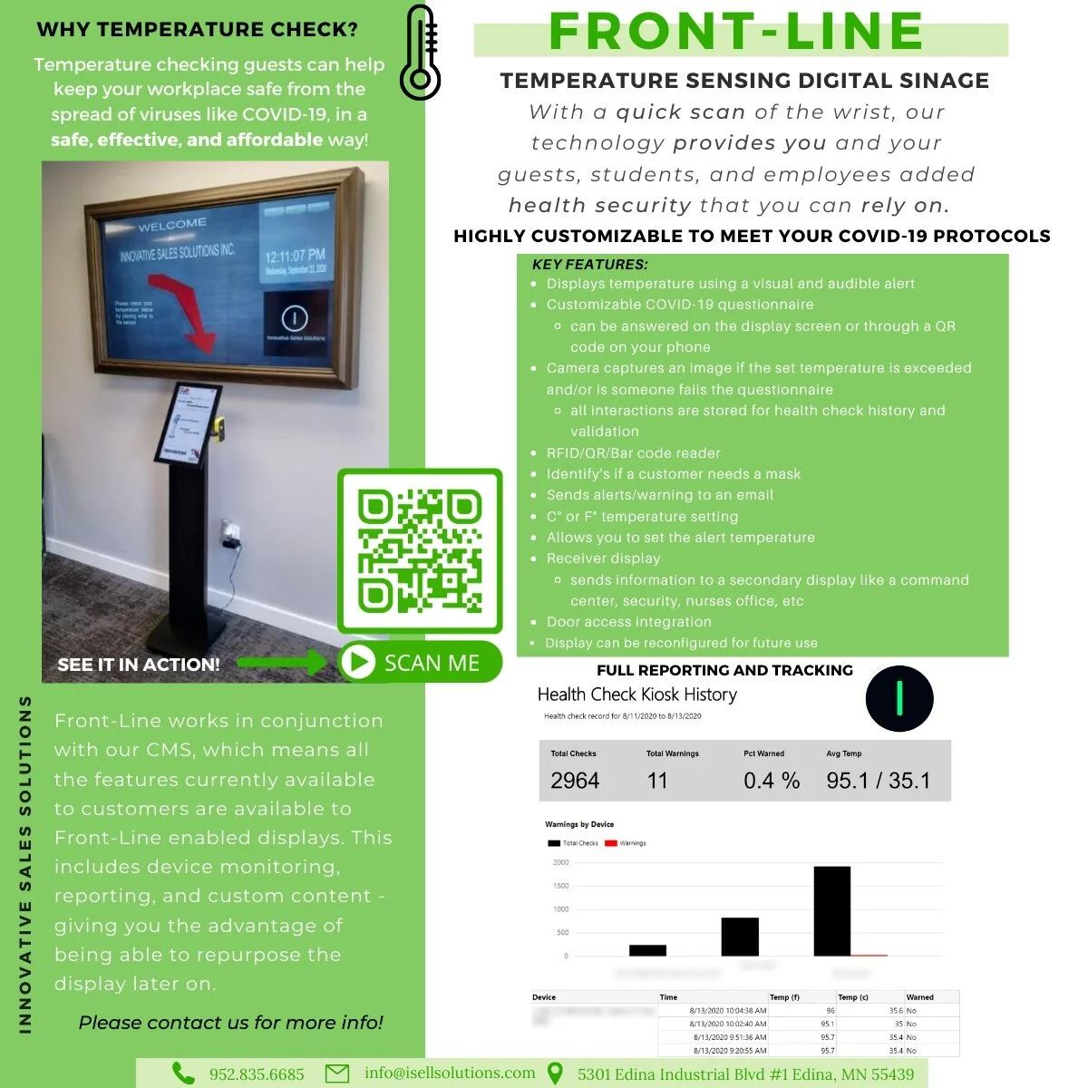FRONT-LINE Temperature Scanner