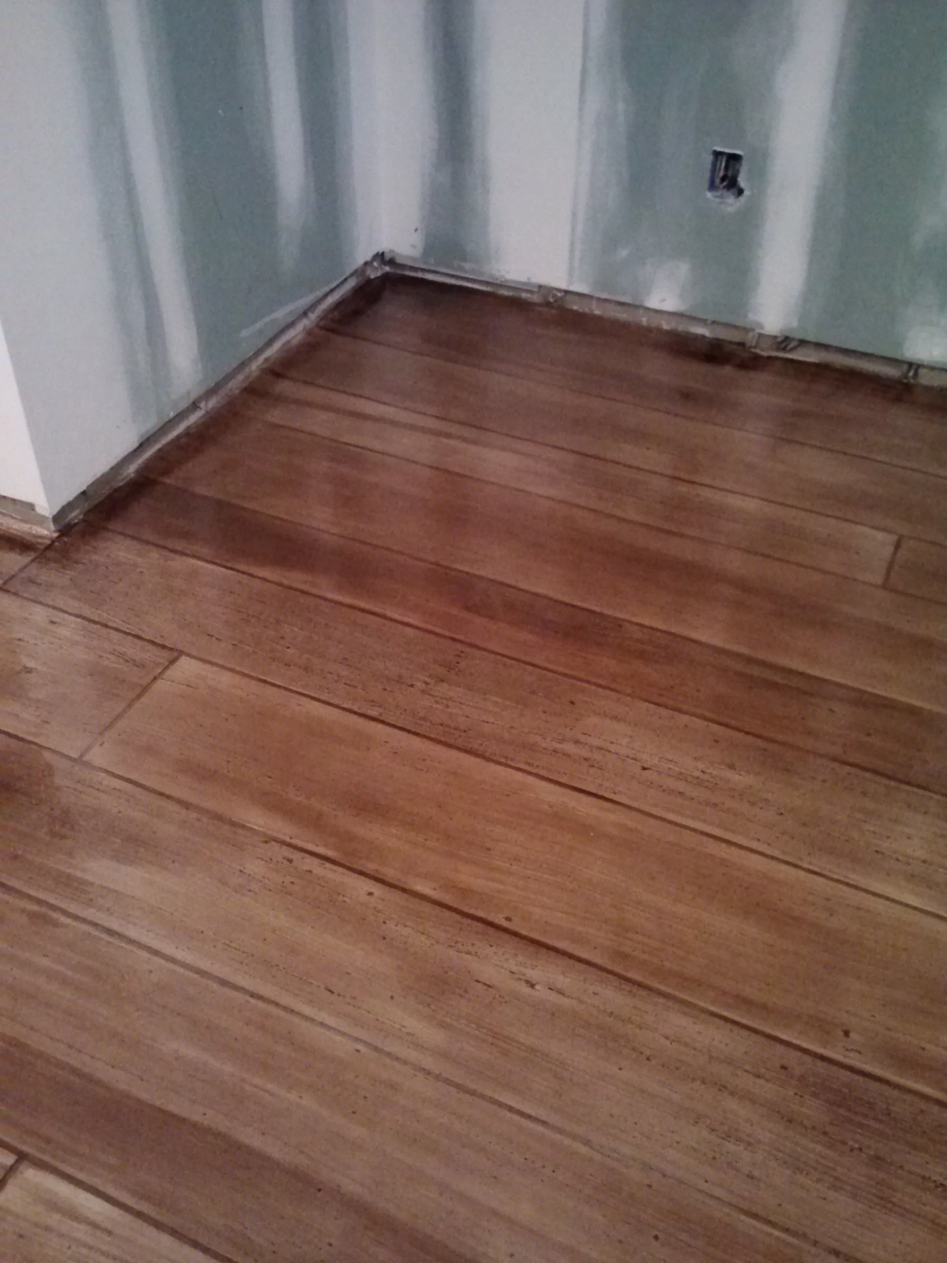 Rustic Concrete Wood Basement - Ardmore, PA