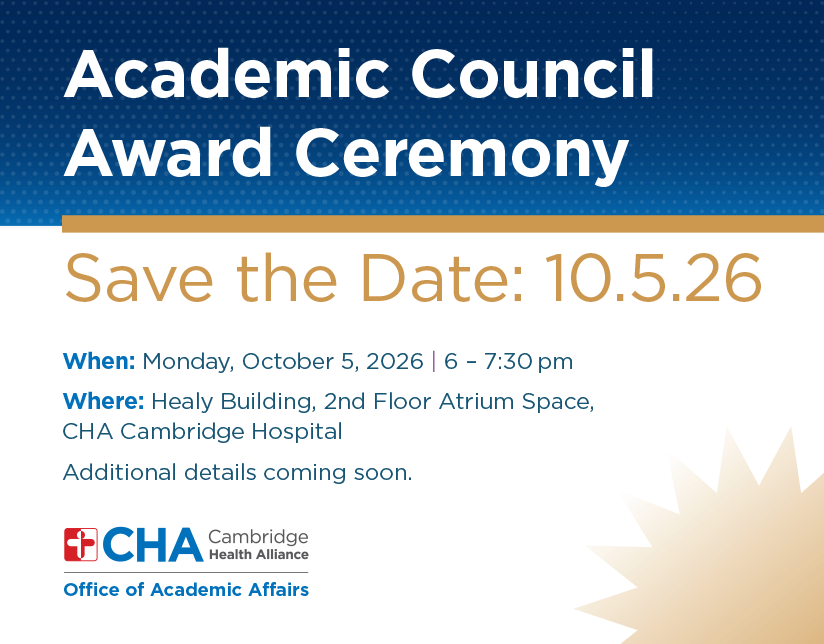 CHA Academic Council Award Ceremony