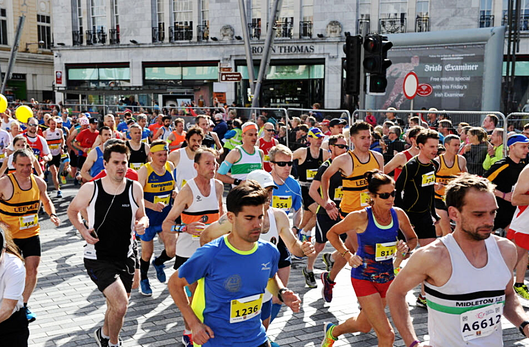 Start of the Cork City Marathon 