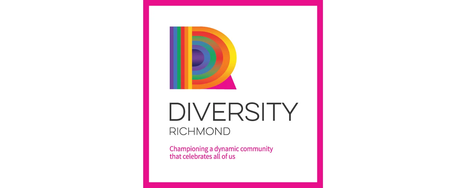  Rebranding project for  Diversity Richmond  included articulation of their mission, a new name and all that goes with that, including a total revamp of their action-packed building. The mural was by Hamilton Glass and implemented with assistance fro