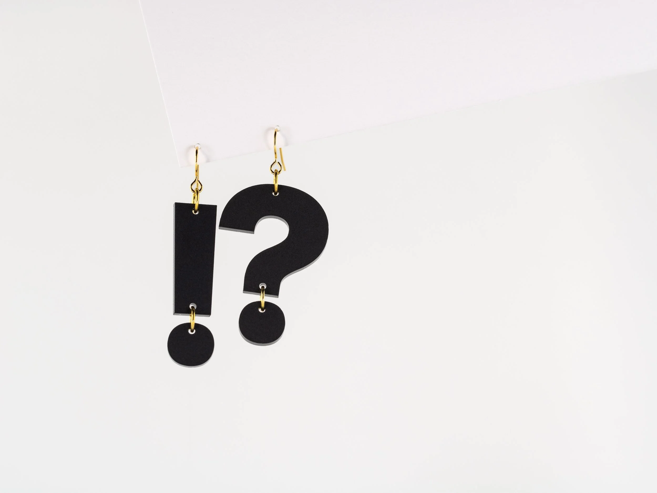 Etsy Mirror Acrylic Punctuation Earrings Single Angle Black-1.jpg
