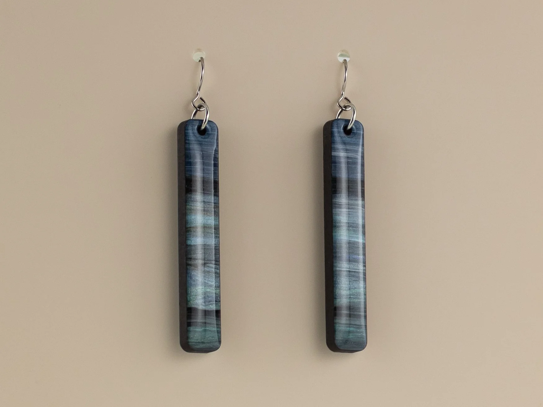 Hand Painted Long Stick Earrings