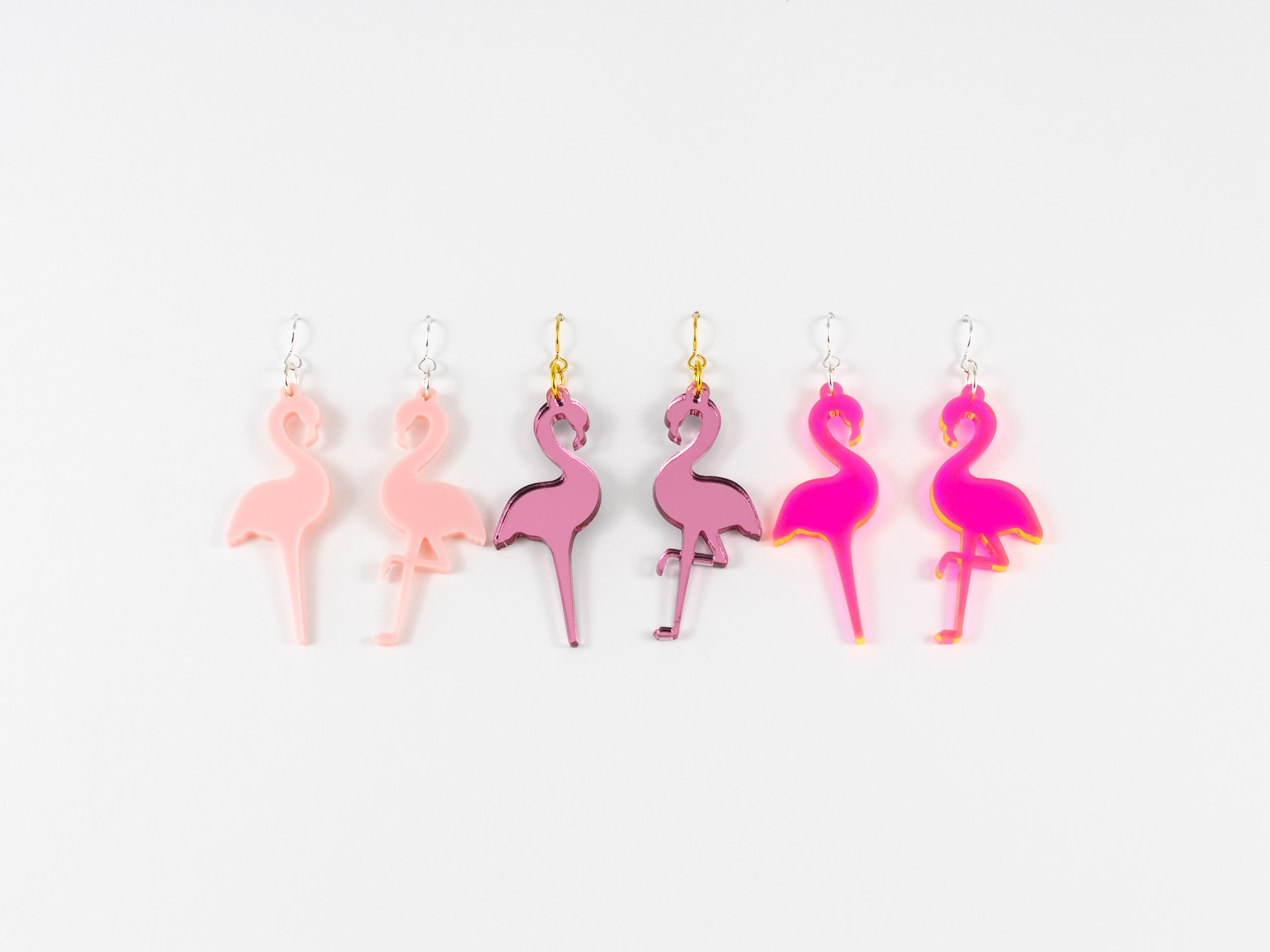 Acrylic Flamingo Earrings