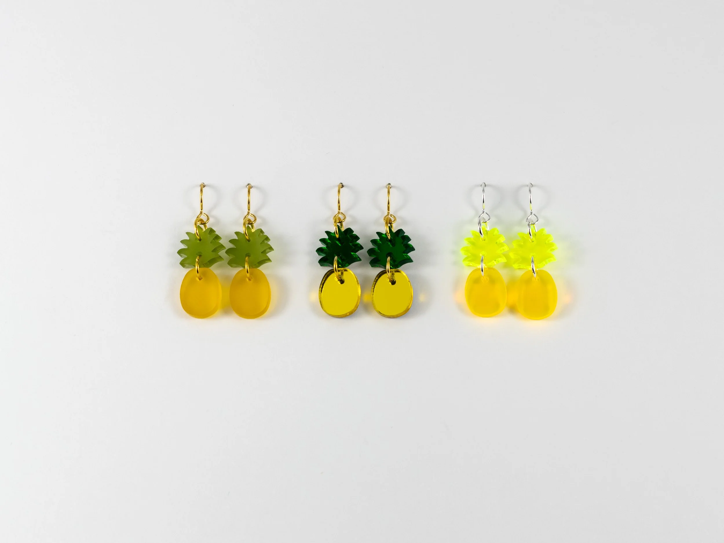 “Mini” Acrylic Pineapple Earrings