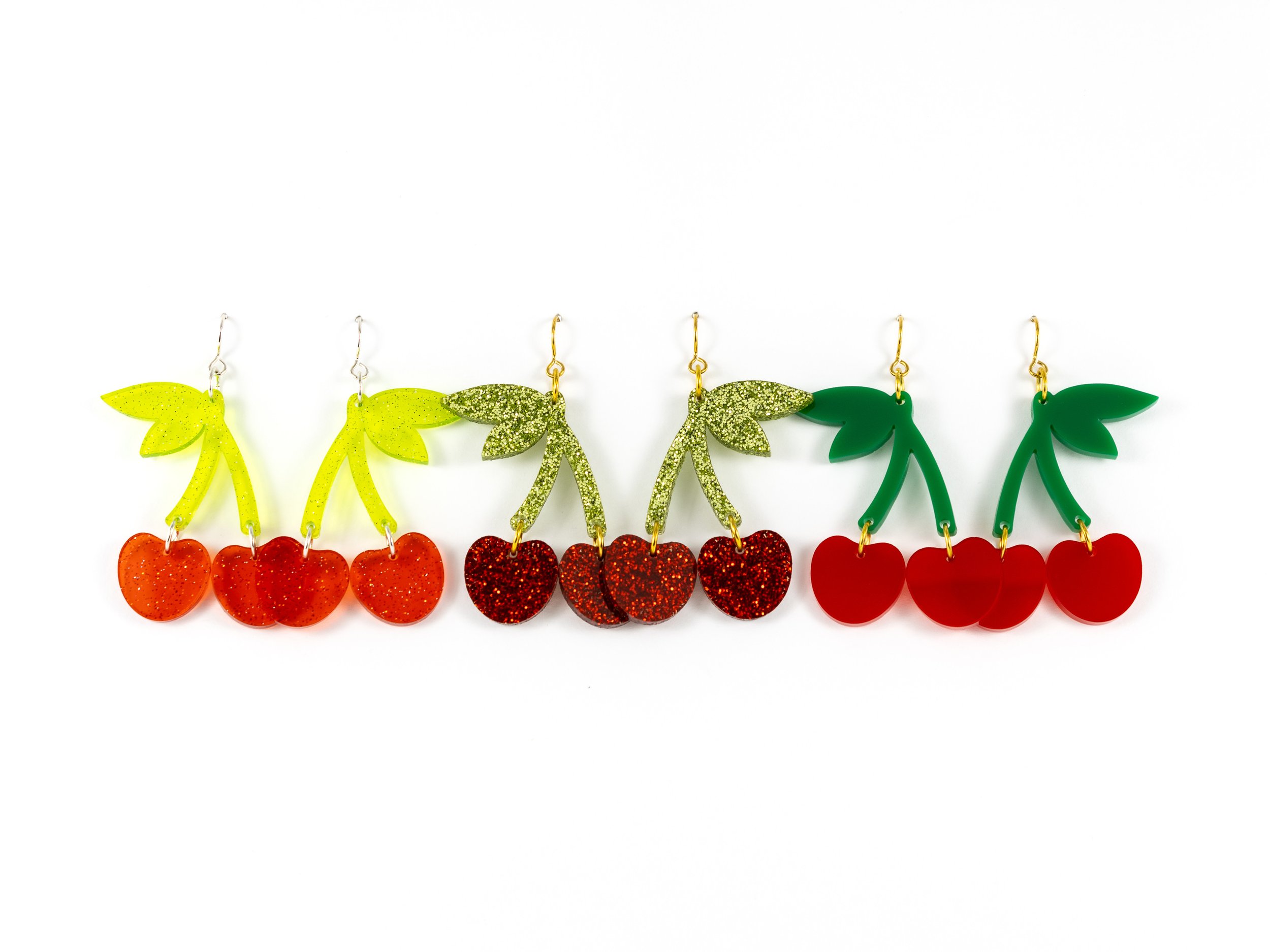 Acrylic Cherry Earrings