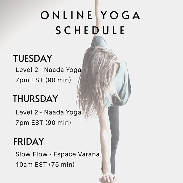 🤸&zwj;♀️ Practice Yoga With Me Live 🤸&zwj;♀️⁠
⁠
LEVEL 2 classes via @naadayoga are designed to help you refine your alignment while developing your stamina. This flowing practice will teach you to coordinate your breath and movement in the essentia