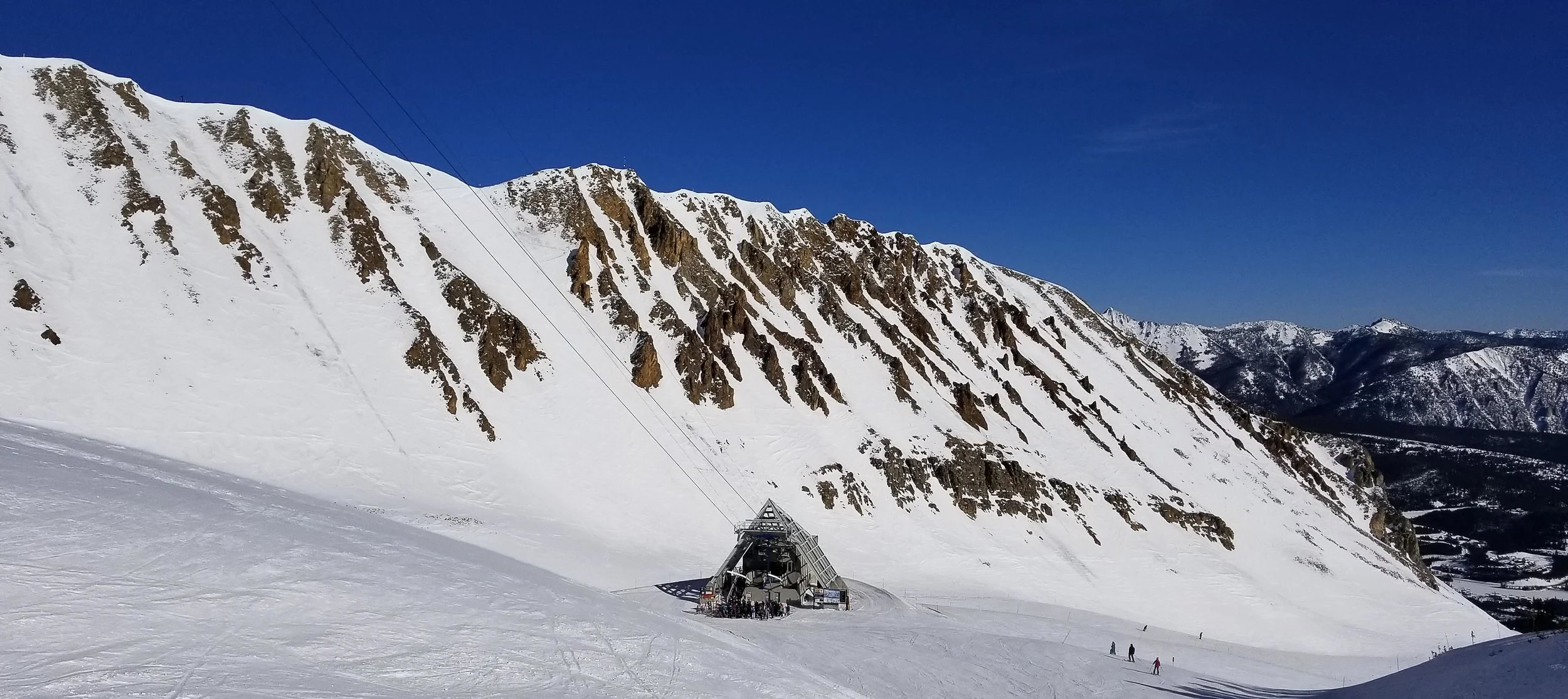 Lone Peak Tram which takes skiers and boarders to the summit of Lone Peak (11,166 ft )