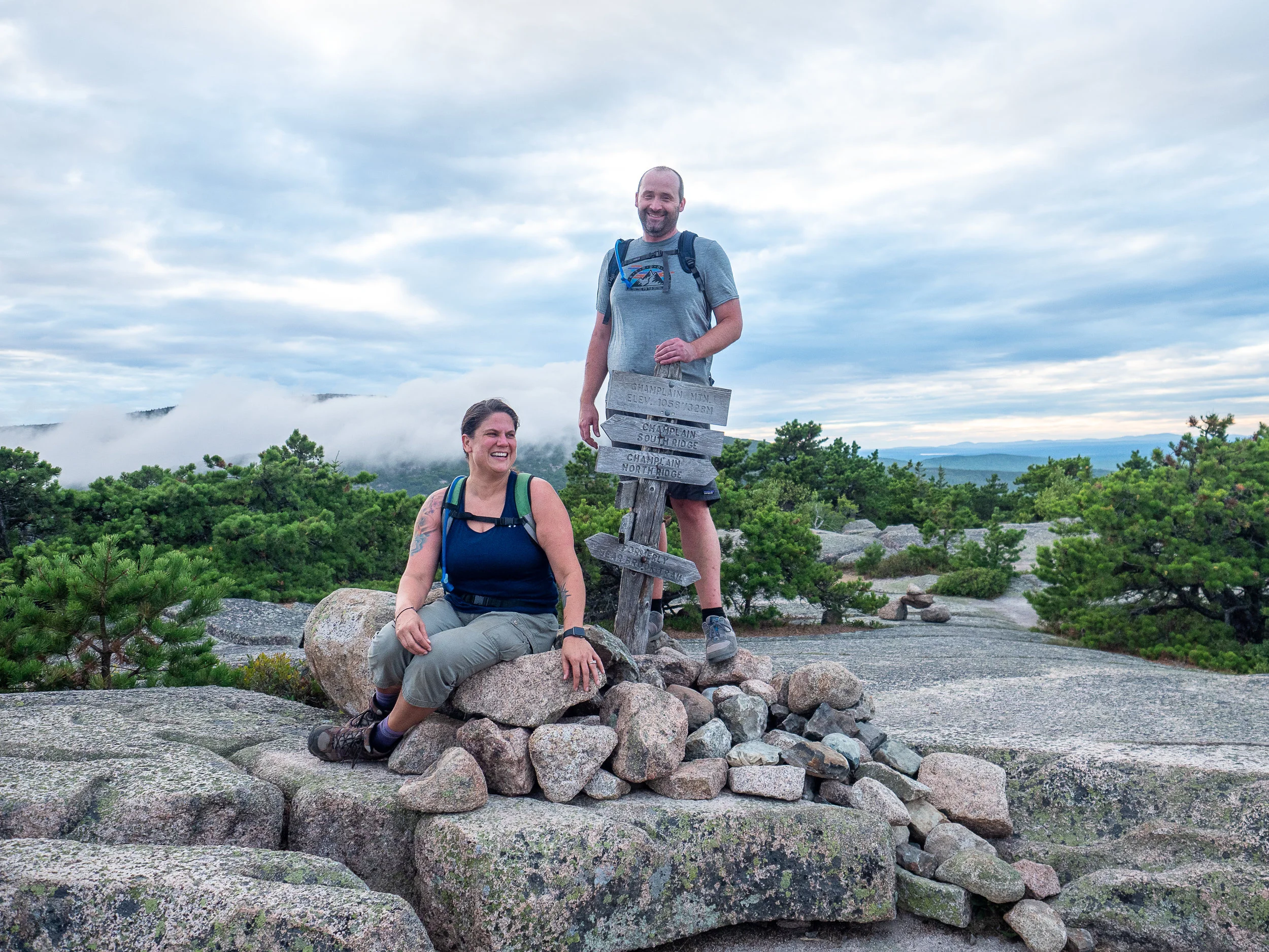 Sam & Brent Gardiner | Precipice Trail, Acadia Nat'l Park, ME | August 2019