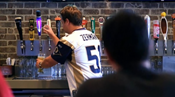 Anheuser Busch Social Tap in use