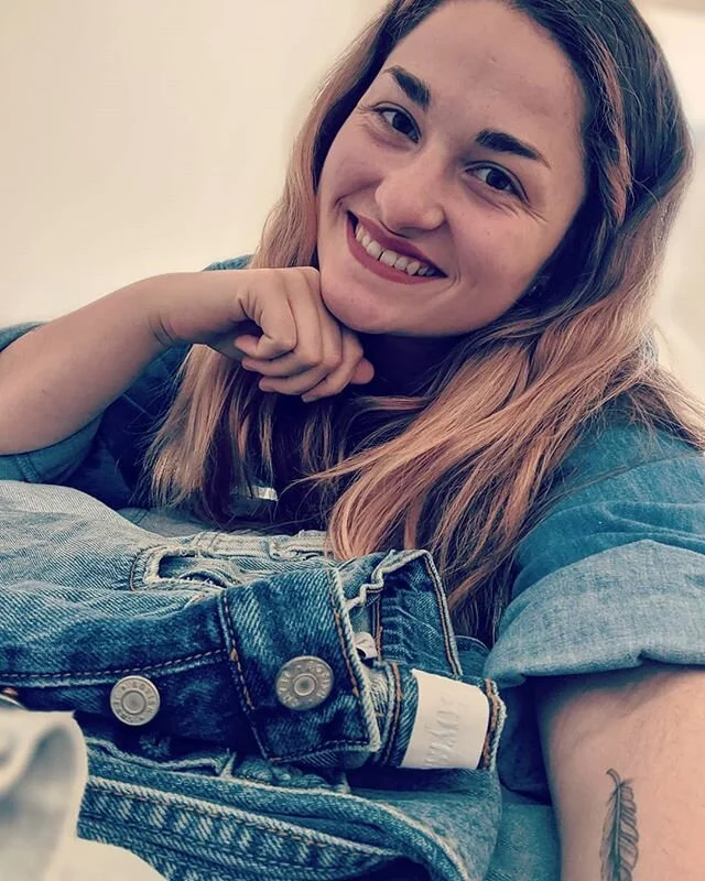 Denim, tattoos, and sustainability. #thetrifecta #sustainabledenim #denimdaddie #denimexpert #denimondenim #upcycleddenim #denimdesigner