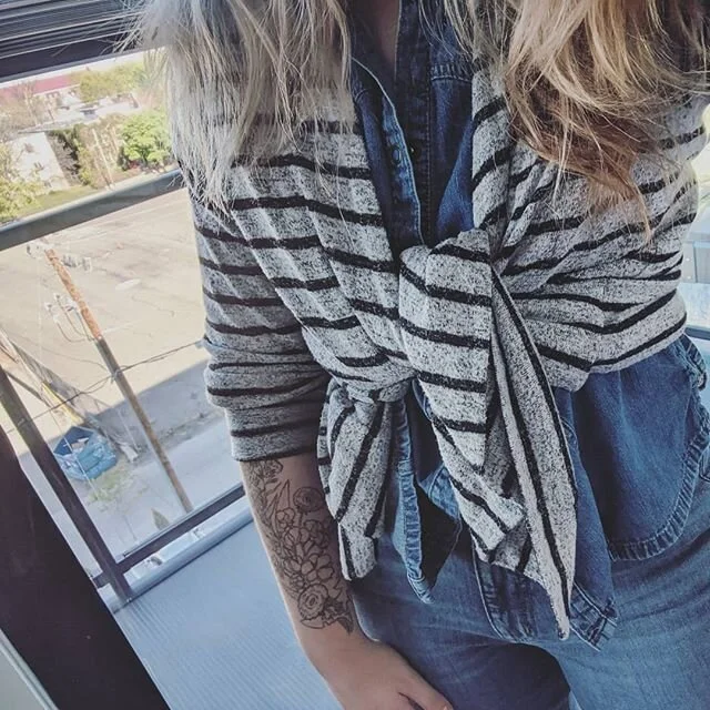 It's called layering? #layersonlayers #denimondenim #quarantinefashion