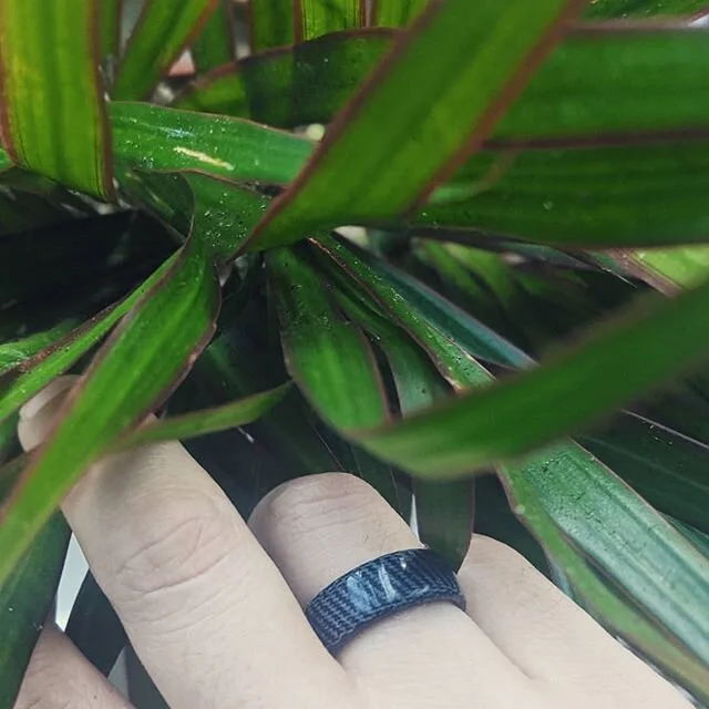 I am now the proud owner of a denim ring. 👖👖👖 #bestgiftever #denimring #denimlover #denimdesigner