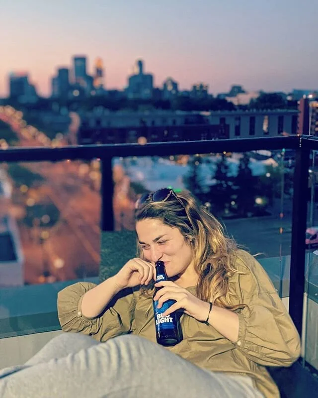 Just enjoying the views. #minneapolis #rooftop #budlightliving