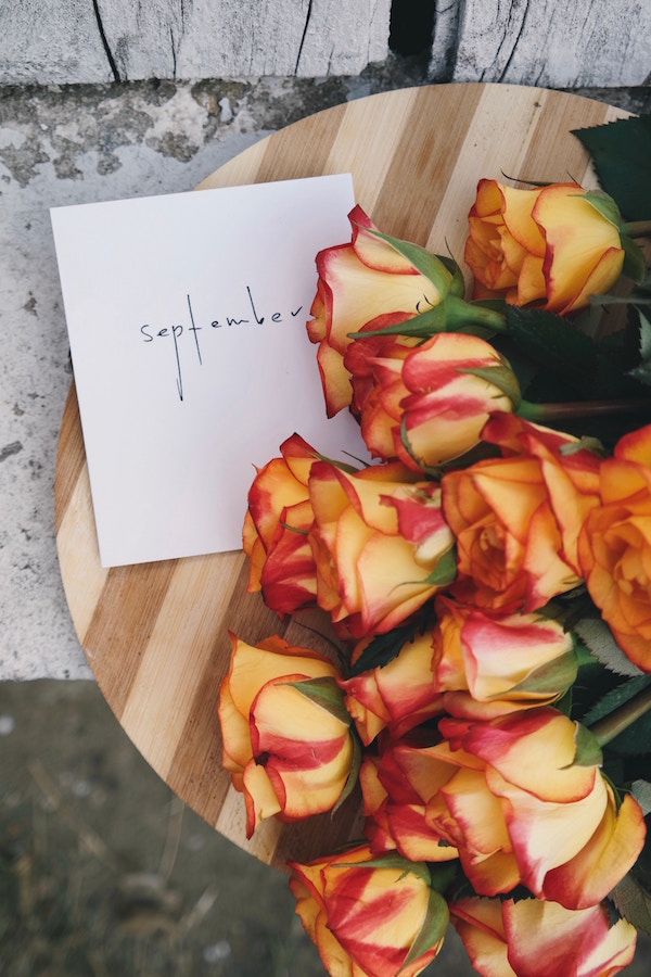 September goals, handwritten goals, manifestation