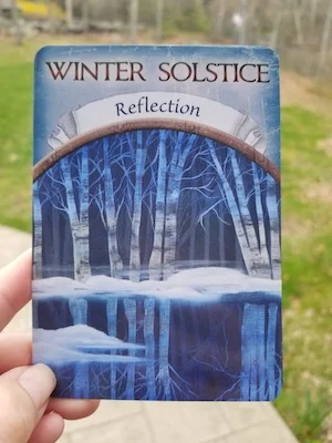 WINTER SOLSTICE - REFLECTION - Earth Magic Oracle by Steven D. Farmer