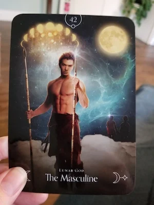 THE MASCULINE: Lunar God - Queen of the Moon Oracle, Stacey Demarco