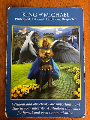 KING OF MICHAEL: Archangel Power Tarot by Raleigh Valentine