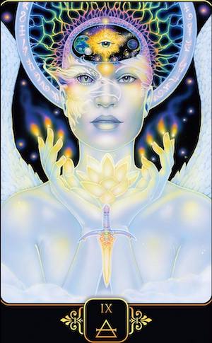 NINE OF AIR: Dreams of Gaia Tarot - Ravynne Phelan