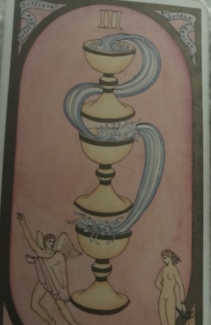 THREE OF CUPS: Renaissance Tarot by Brian Williams