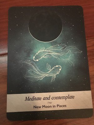 NEW MOON in PISCES: Moonology Oracle by Yasmin Boland