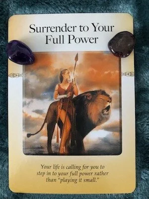 Power Surrender My Power Card