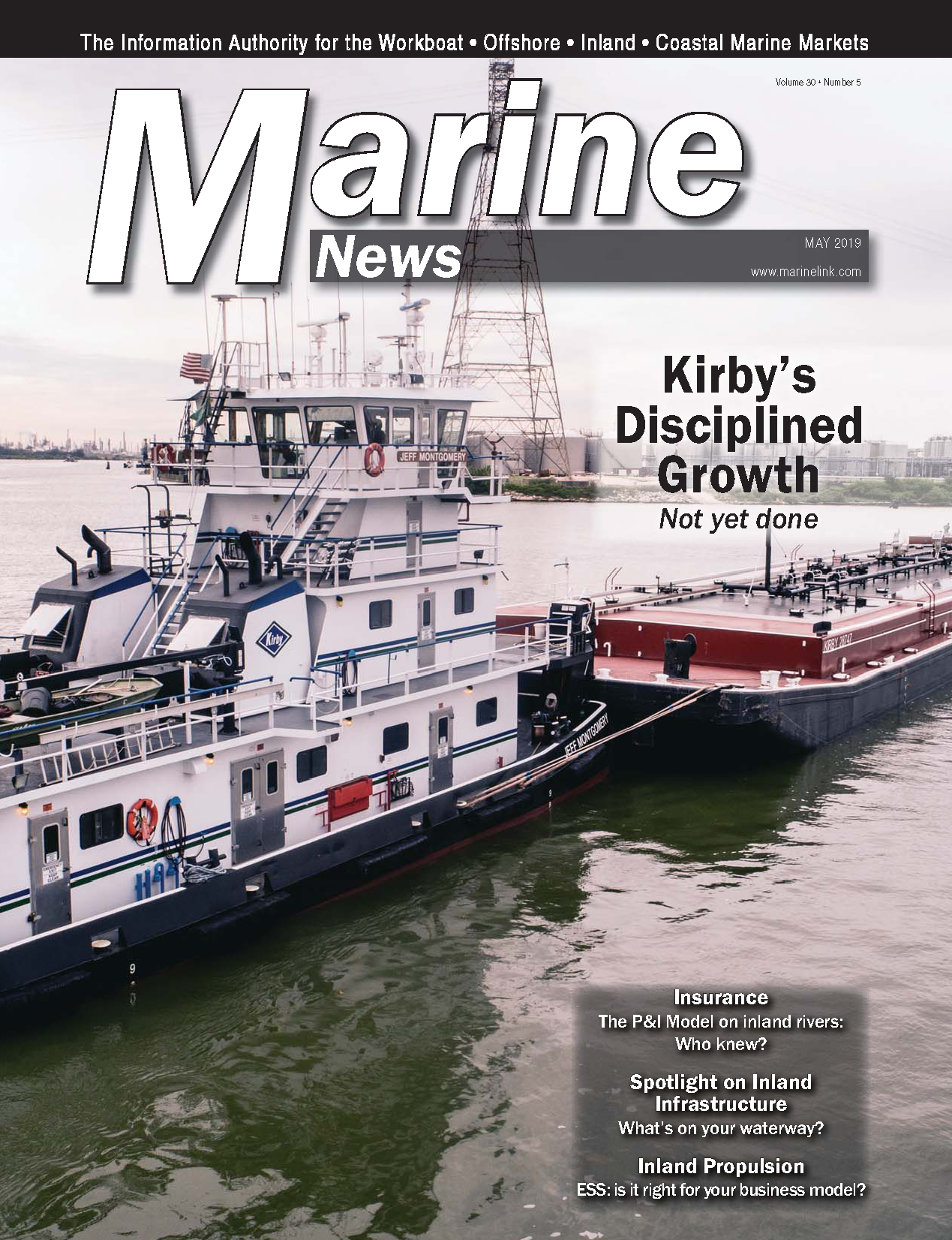 Is Short Sea shipping on the horizon along the Atlantic Intracoastal Waterway? Op-Ed in Marine News May 2019