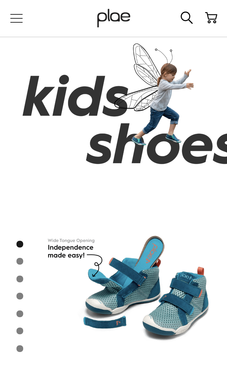 Kids Landing Page