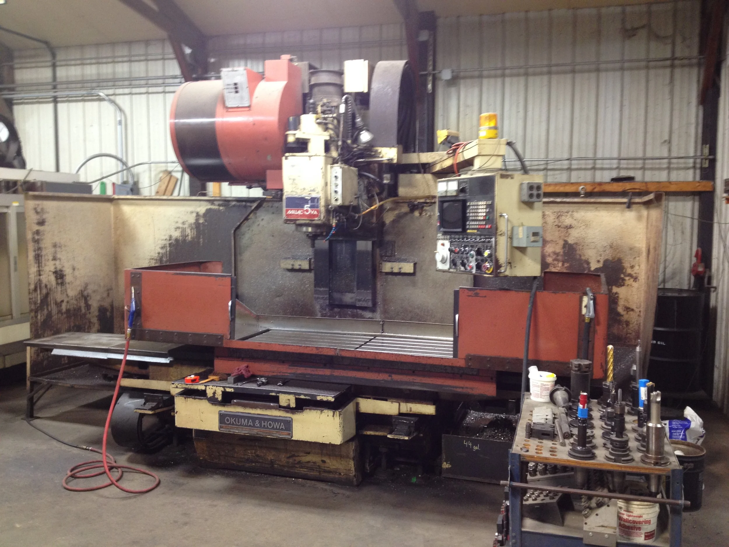 Okuma & Howa Millac 5VA Vertical Machining Center Working Area 41.3 x 22 x 22″