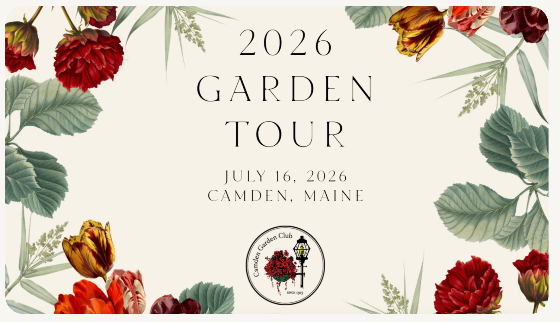 June General Meeting:  2026 Garden Tour Preview 