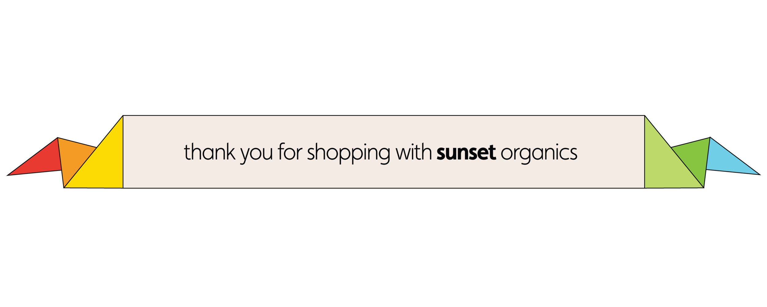 Sunset Organics Online Shop Banner, 2019.