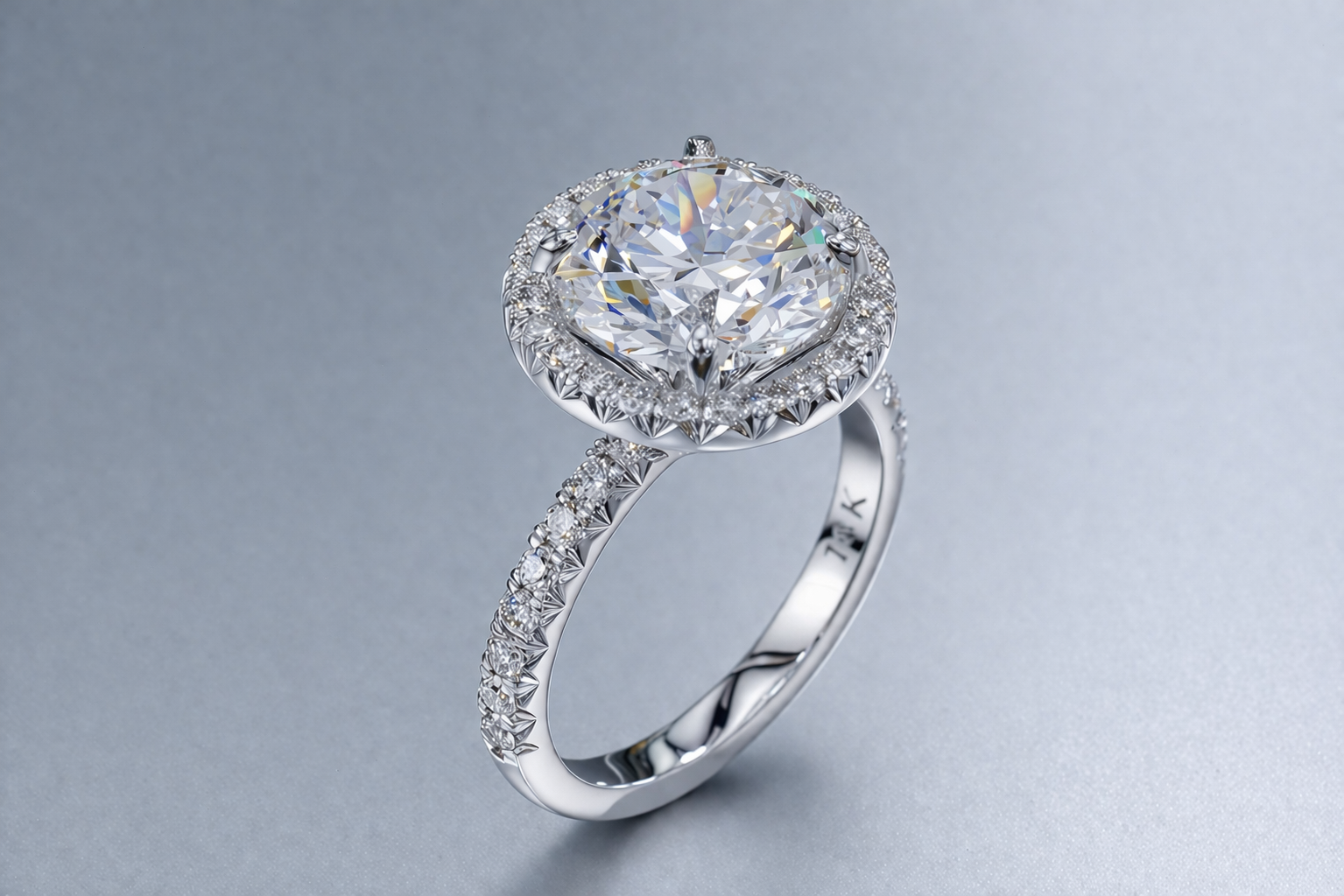 Round brillant 4 carat lab frence pave halo engagement ring.png