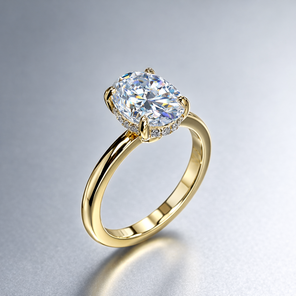 14K Yellow Oval Diamond Solitaire With Hidden Halo.png