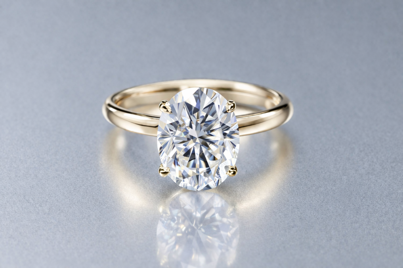 18K Yellow Oval Diamond Solitaire With Hidden Halo  Hero .png