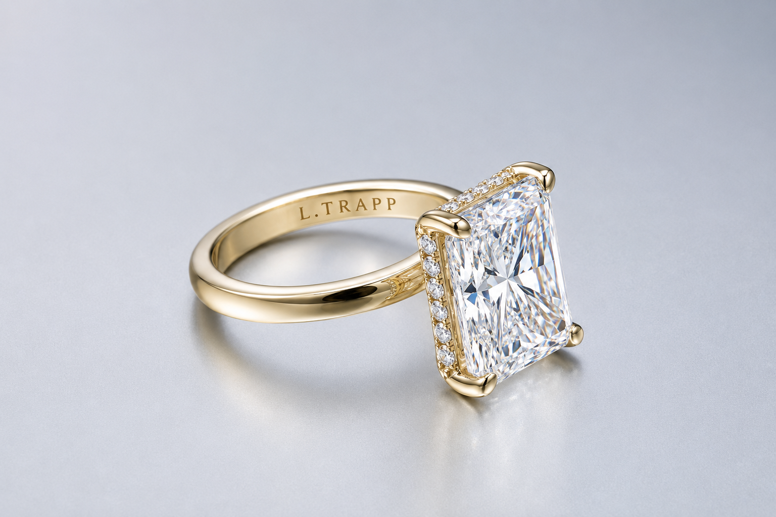 14K Yellow Radiant diamond ring Hidden Halo.png