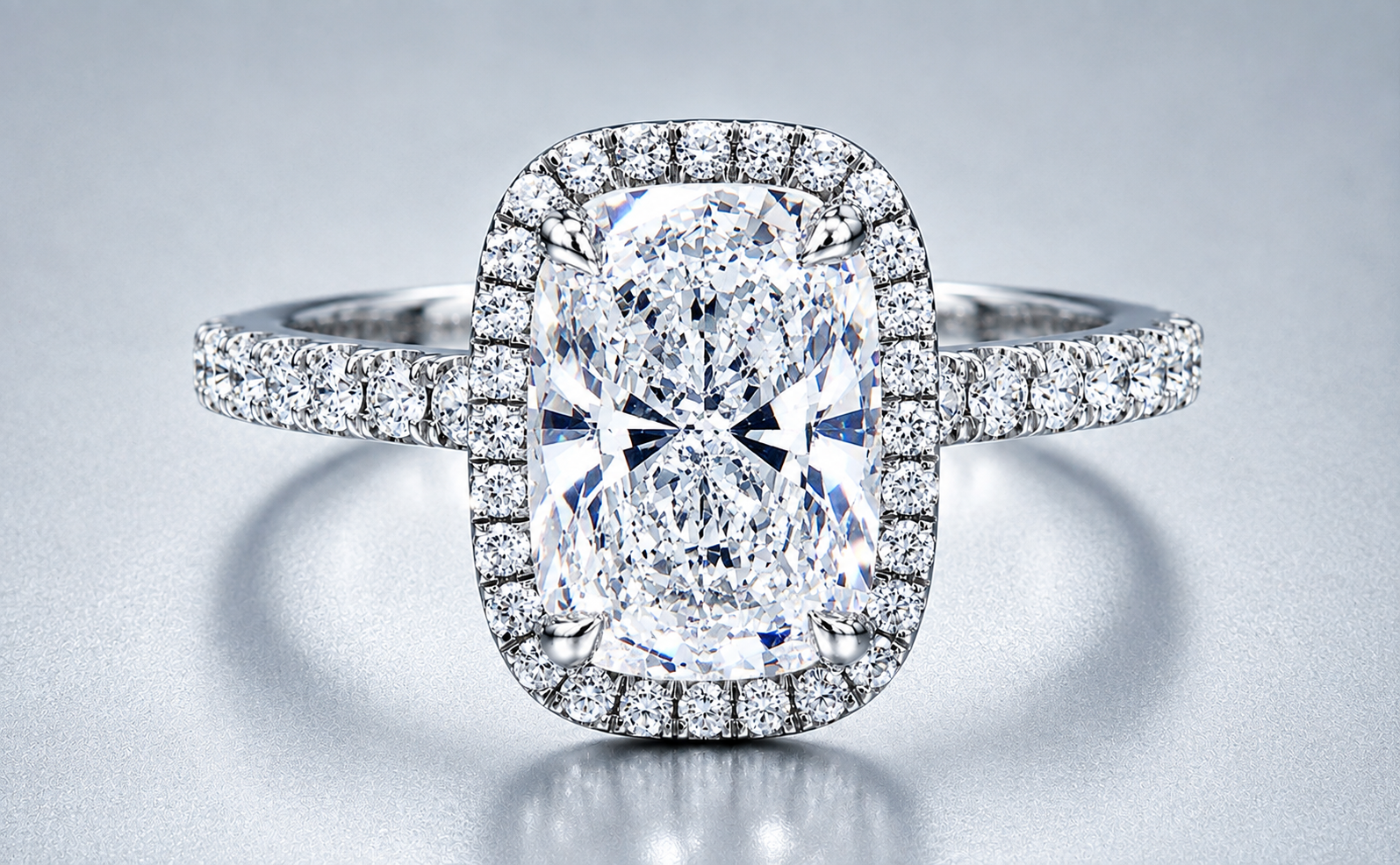 Elongated Cushion Cut Lab Diamond Halo Whire Gold.png
