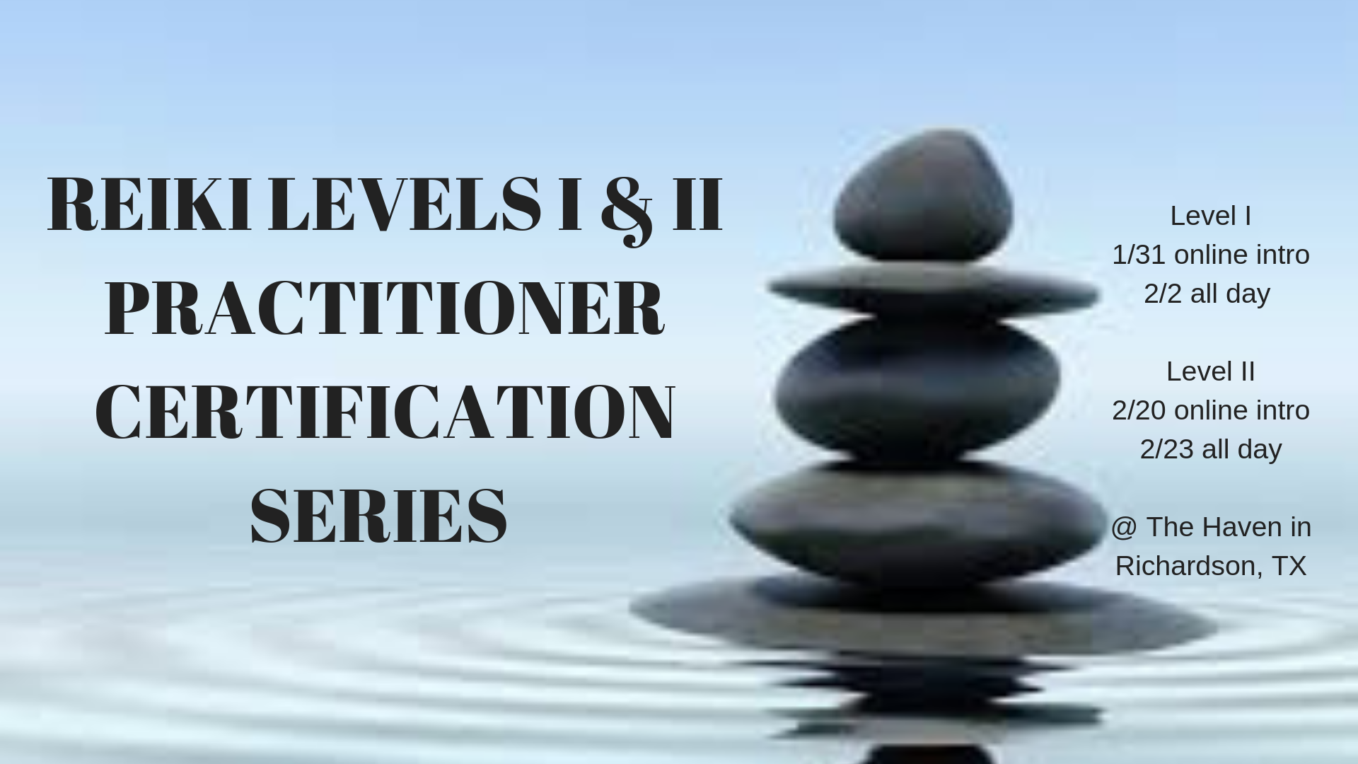 Reiki Level I Certification Class
