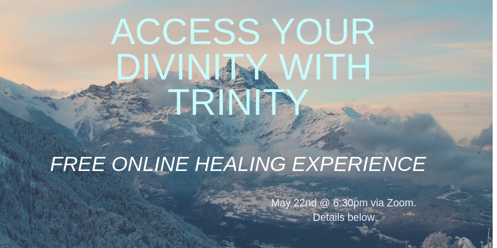 Hey powerful beings of creation! Jen here, inviting you to experience a FREE online healing event with me! HERE IS YOUR FREE LINK TO JOIN MAY 22nd @ 6:30pm: https://zoom.us/j/200123398 I will be sharing the magical healing experience of Trinity Energy Progression. You will receive a powerful healing meditation to unlock blocked energy and open your connection to your divine creator self. We will be activating your sacred/higher heart for you to access this portal to your divinity. Trinity Energy Progression, a powerful energy healing modality, a spiritual practice and a easy way to awaken and remember the infinite being you are! This changed my world and I know it can yours! You can check out more here!