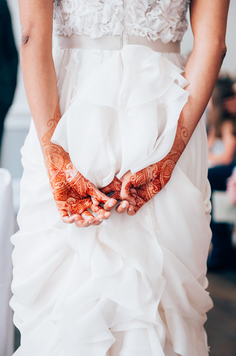 Indian Fusion wedding dress
