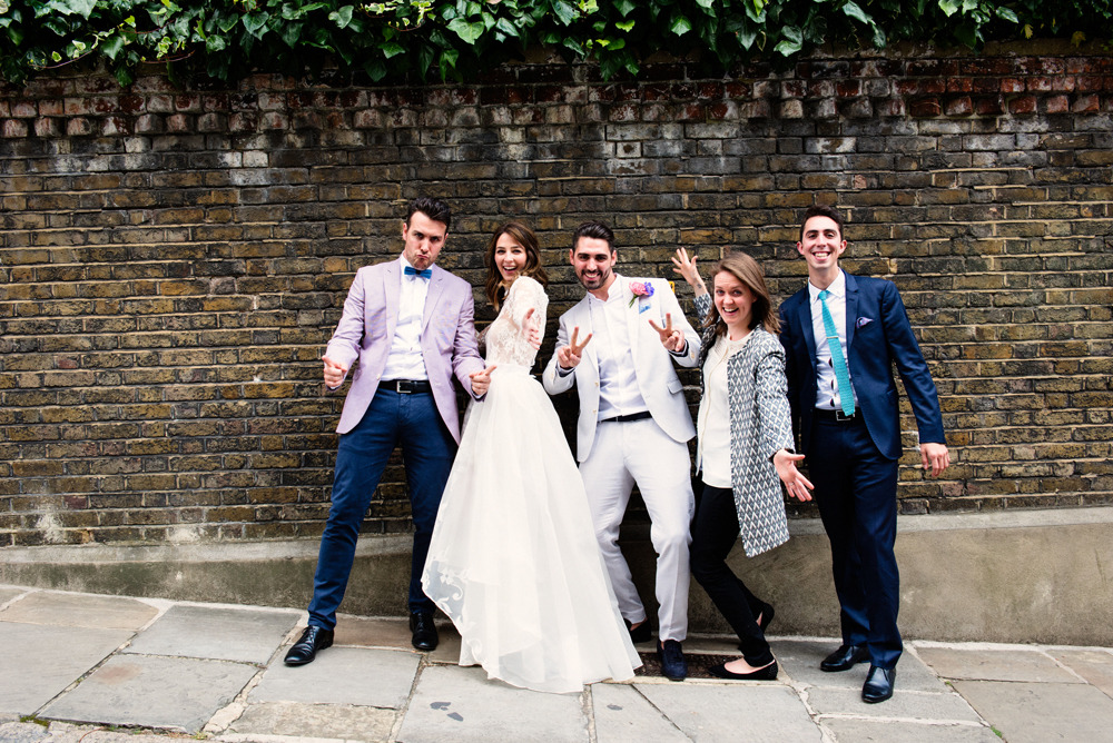 hi-lo hem printed wedding dress