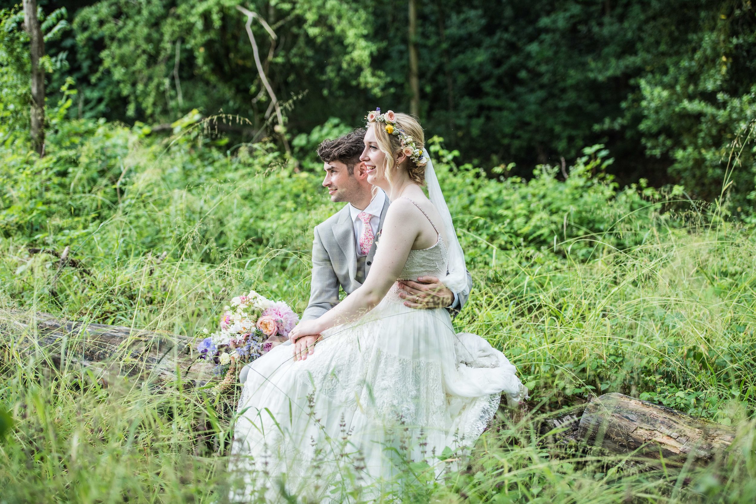 woodland wedding dress
