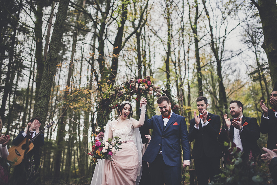 illusion tulle pink wedding dress