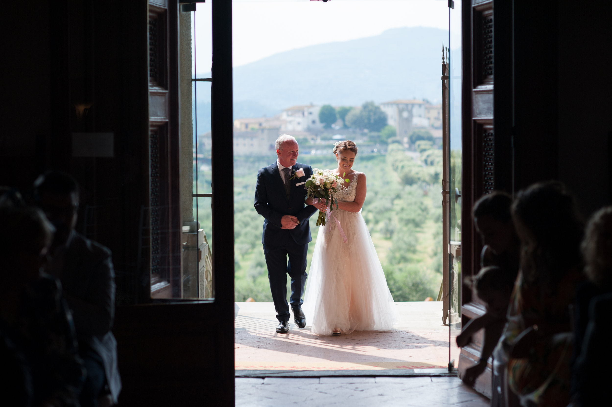 Lace and tulle ballgown wedding dress