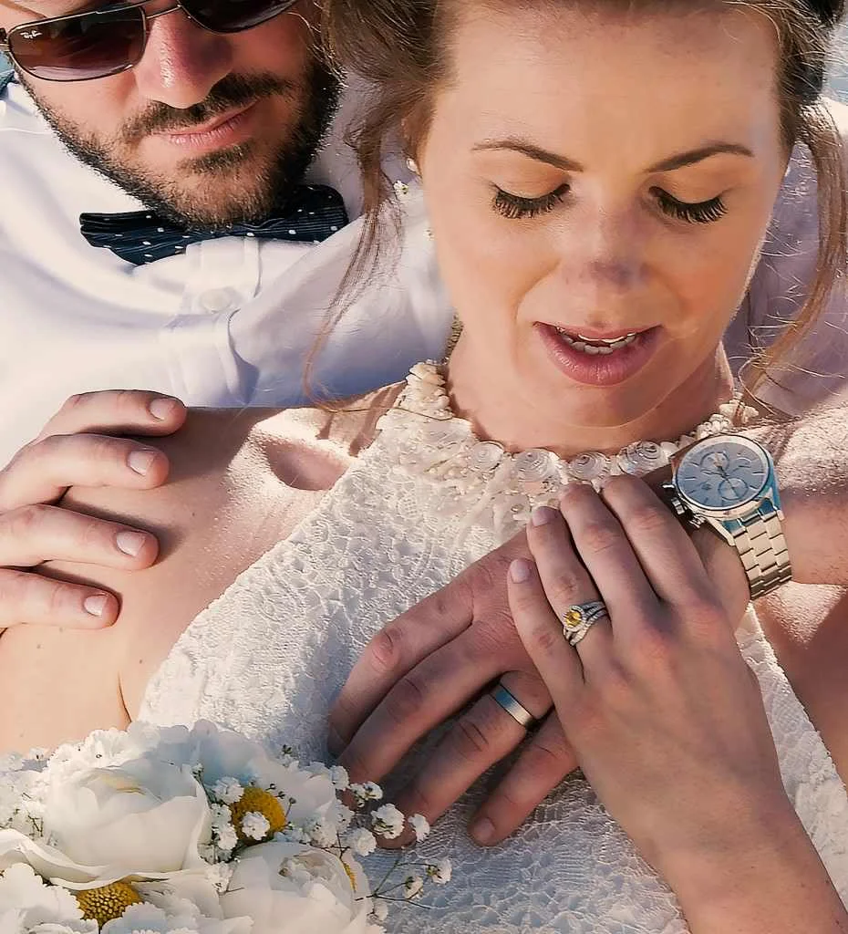 Ibiza Beach Shell Wedding Dress
