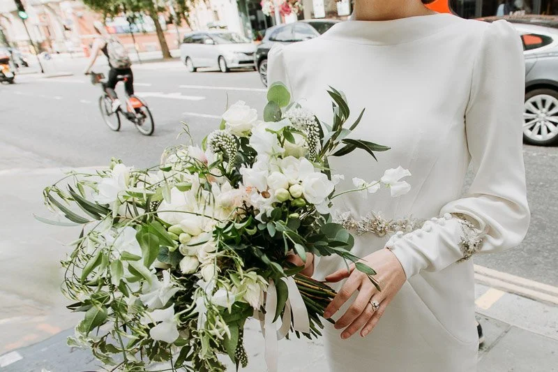 1940's Style Town Hall Wedding Dress
