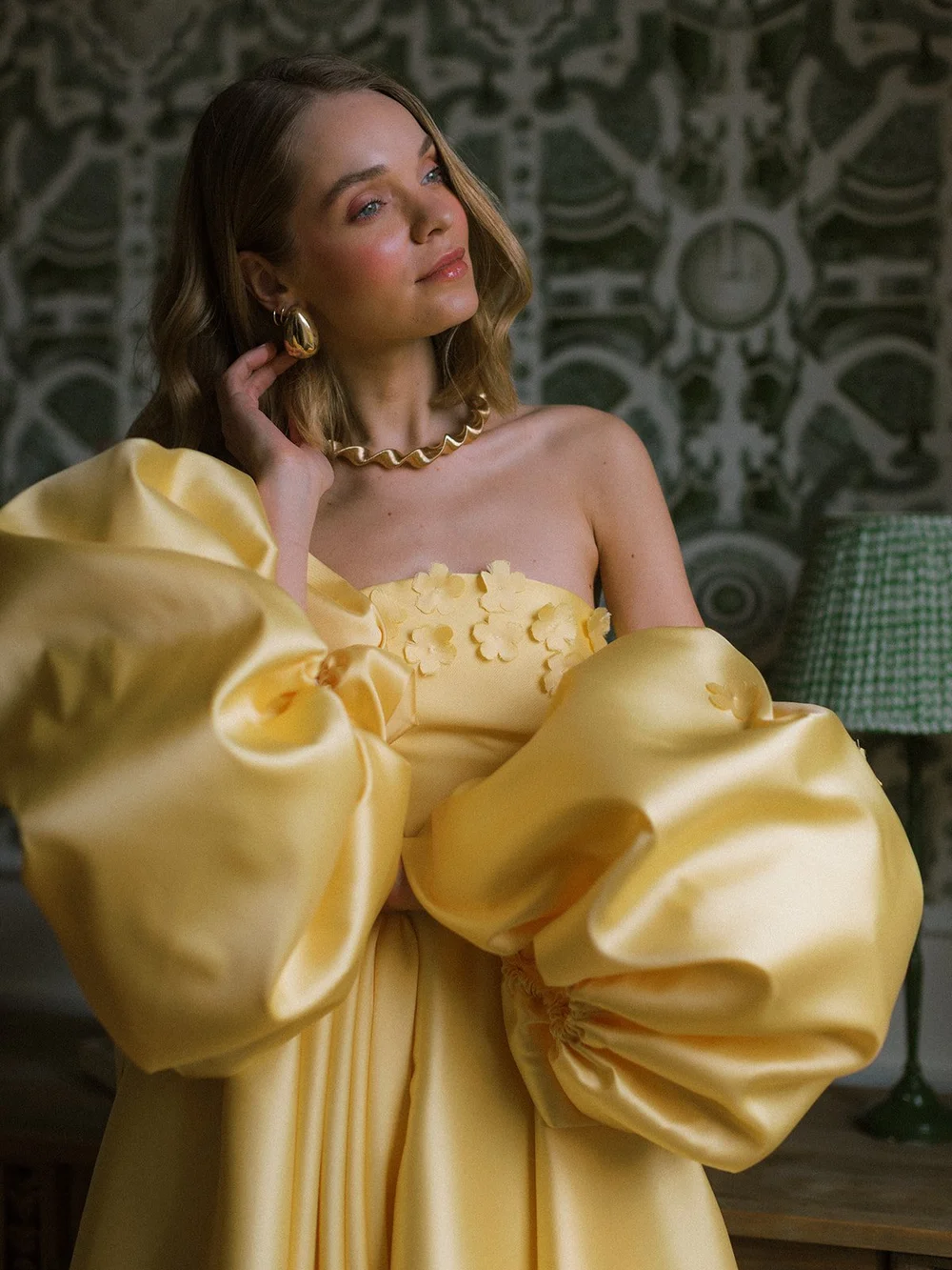 quince dresses yellow Flowers And Tulle Quinceanera Ball Gowns Off Shoulder xx18oct25pm_nyd Adrianna Papell Women's Floral ensuring you shimmer from Size:UK-6