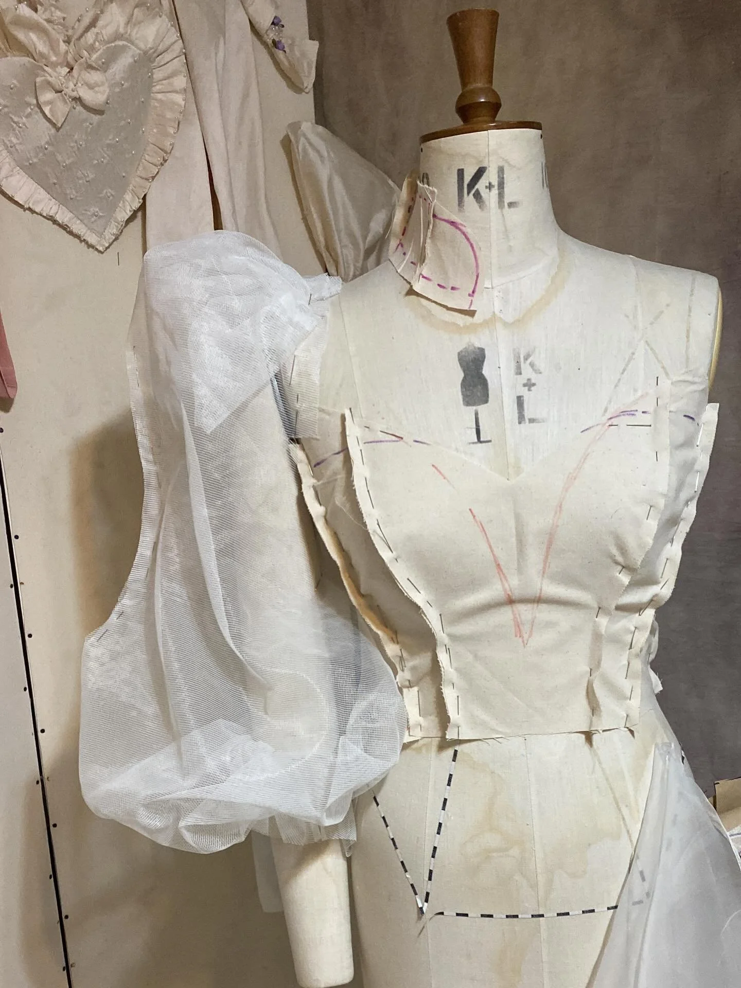 Magical things start like this&hellip;

#WIP #bespokeweddingdress #londondressdesigner #londonatelier #bridalatelier